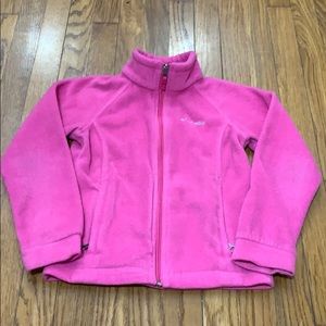 Girls Columbia fleece jacket